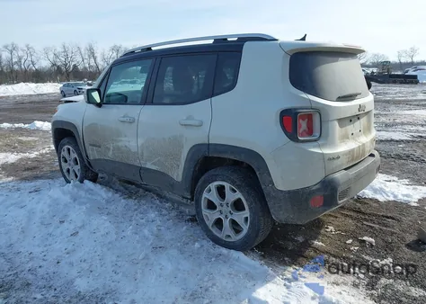 2016 Jeep Renegade Limited z USA, uszkodzony, nr VIN ZACCJBDT7GPD29468